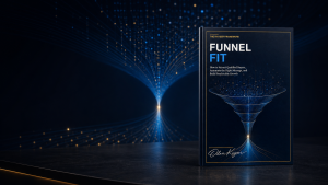 Odair Kayser’s Funnel Fit book presenting a framework for qualified acquisition, marketing automation, and predictable growth.